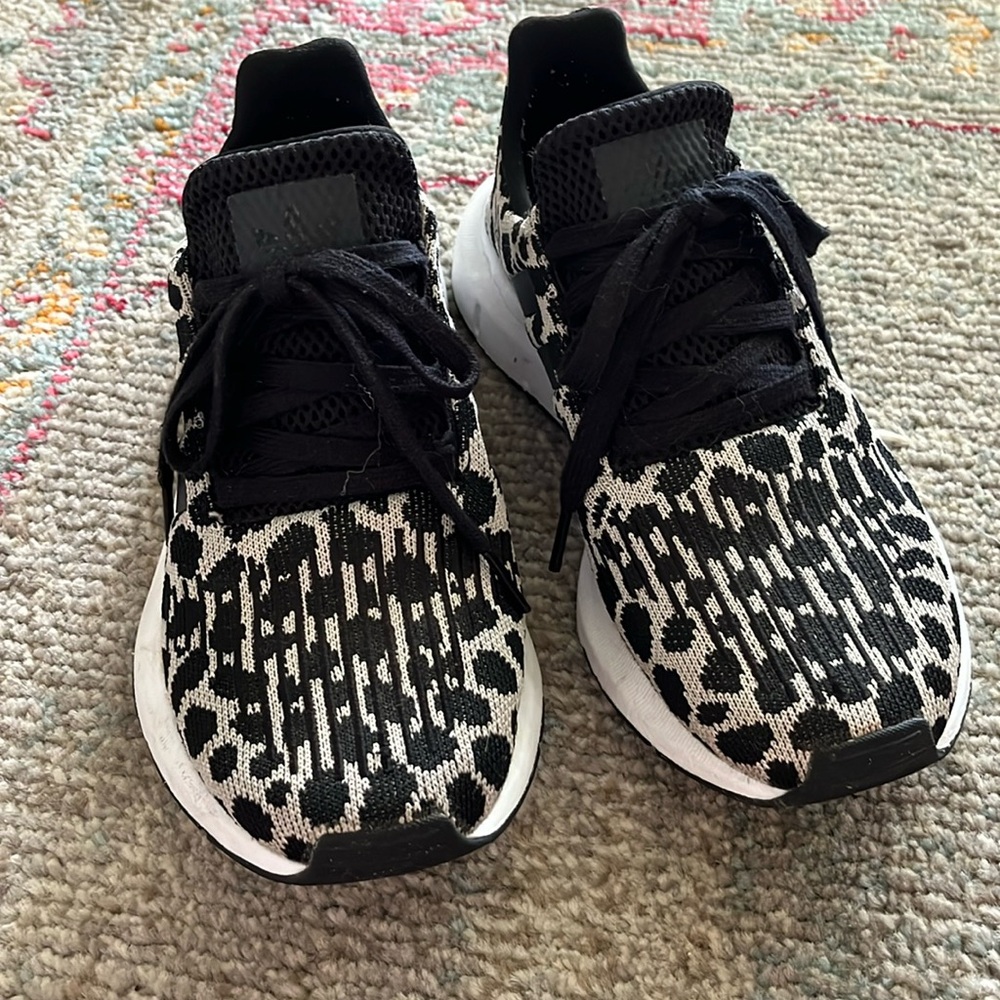 Adidas animal print shoes. Size 7.